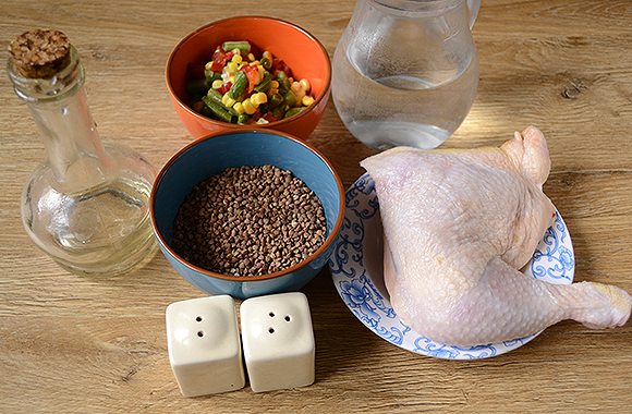 гречка с курицей и овощами рецепт фото 1